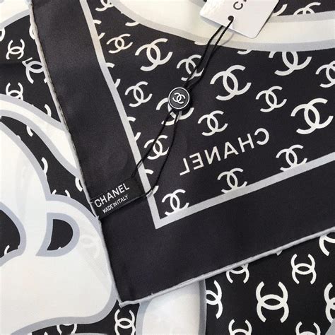 chanel scarf|authentic chanel scarf.